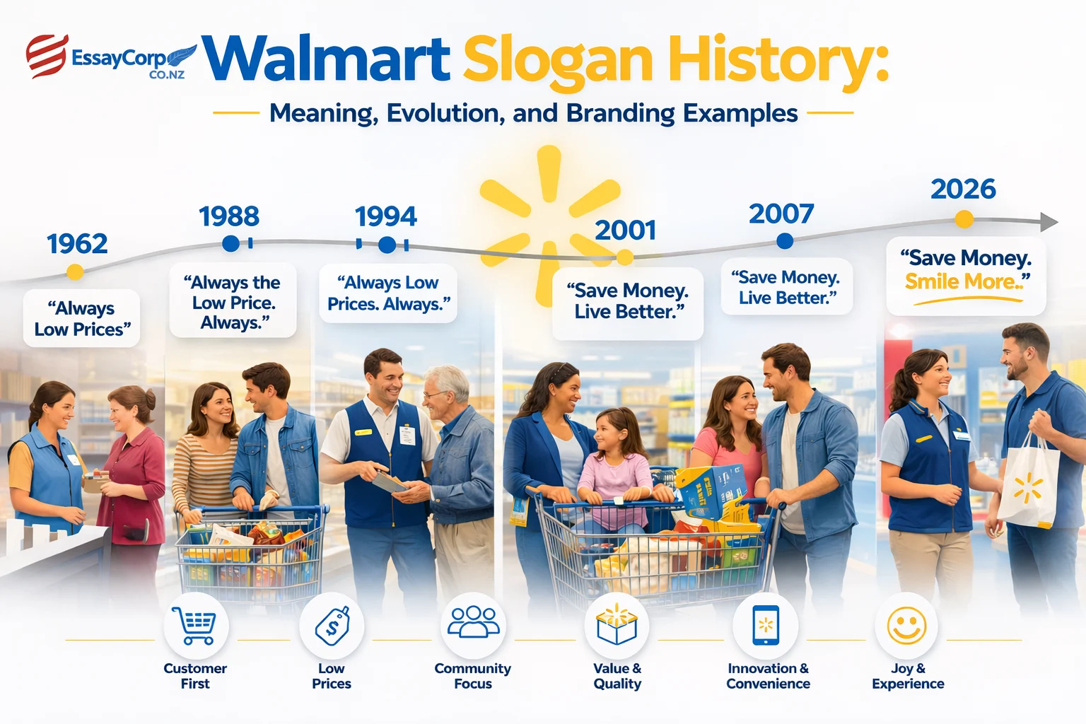 Walmart Slogan History: Meaning, Evolution, and...