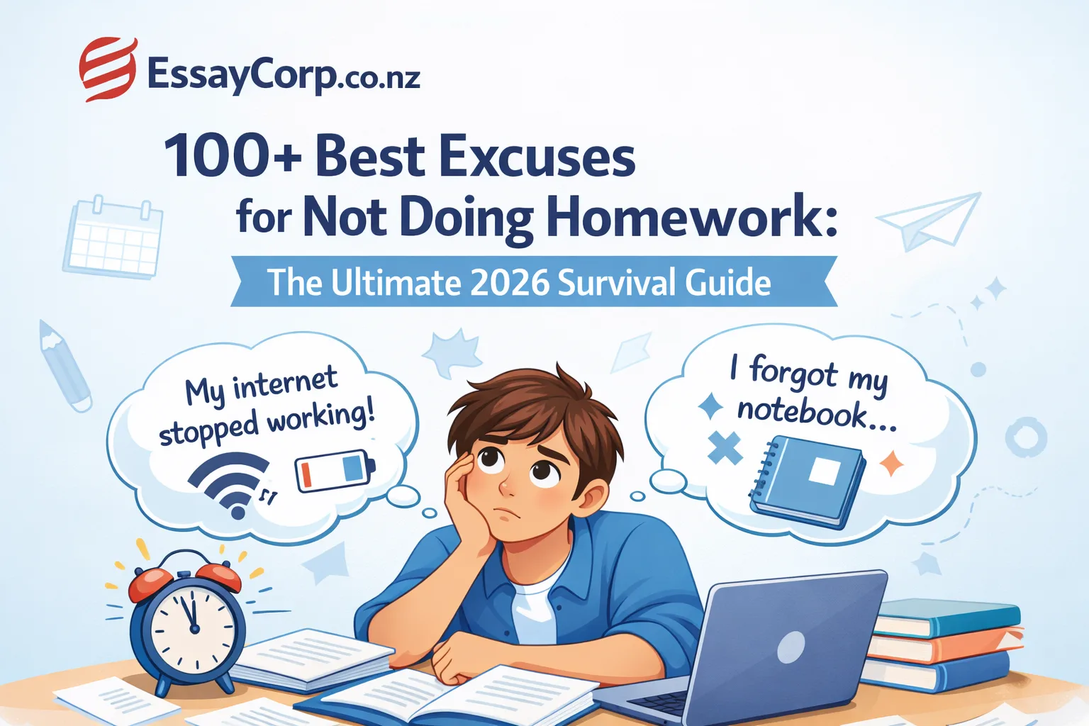 100+ Best Excuses for Not Doing Homework: The...