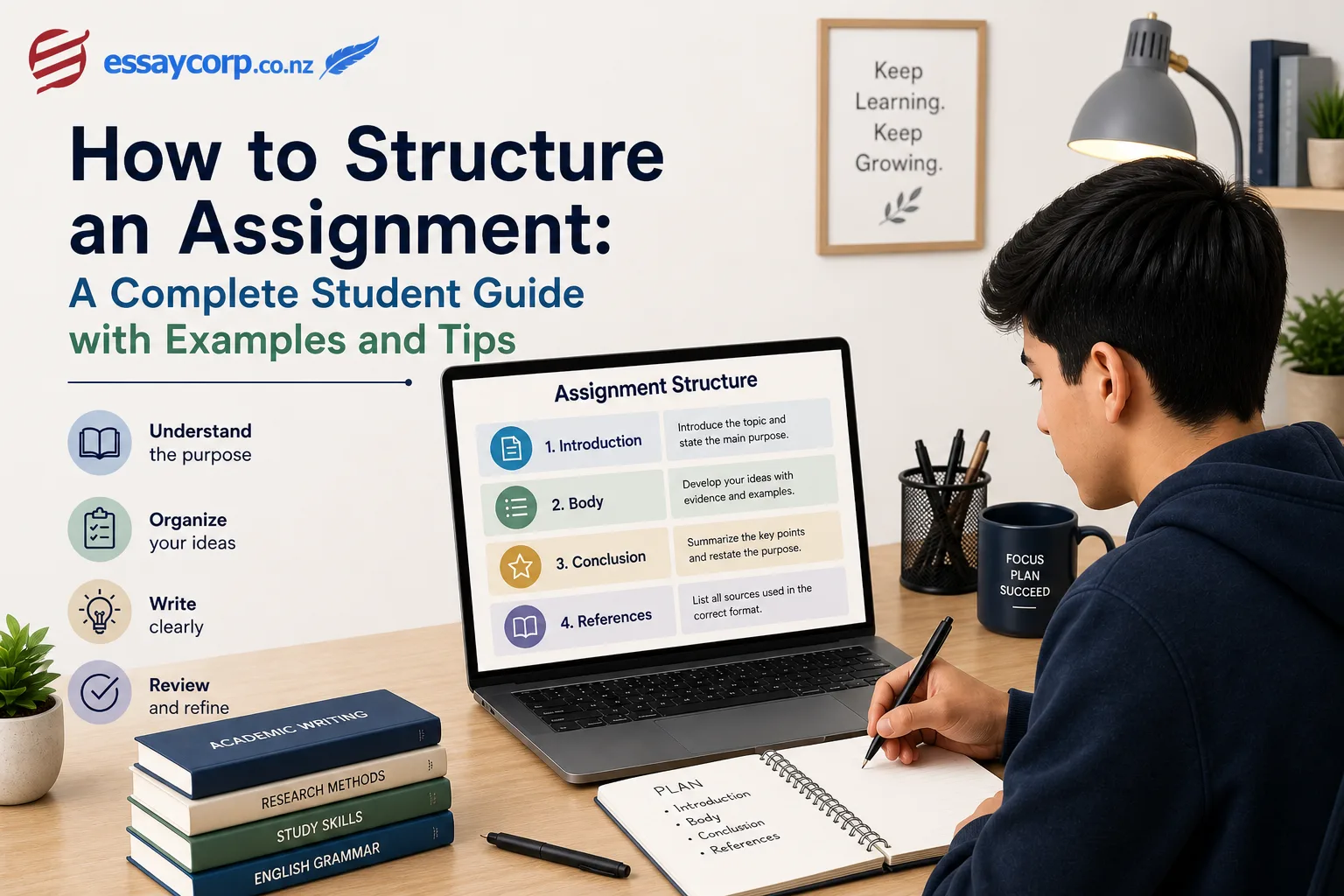 How to Structure an Assignment: A Complete Student Guide with Examples and Tips