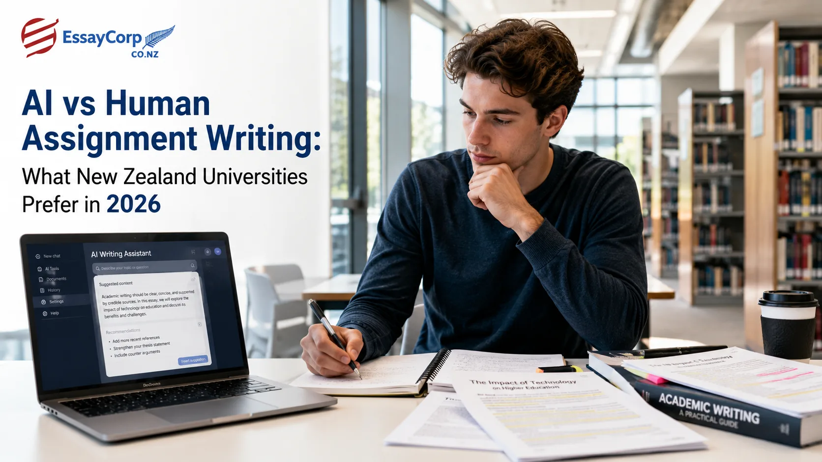 AI vs Human Assignment Writing: What New Zealand...